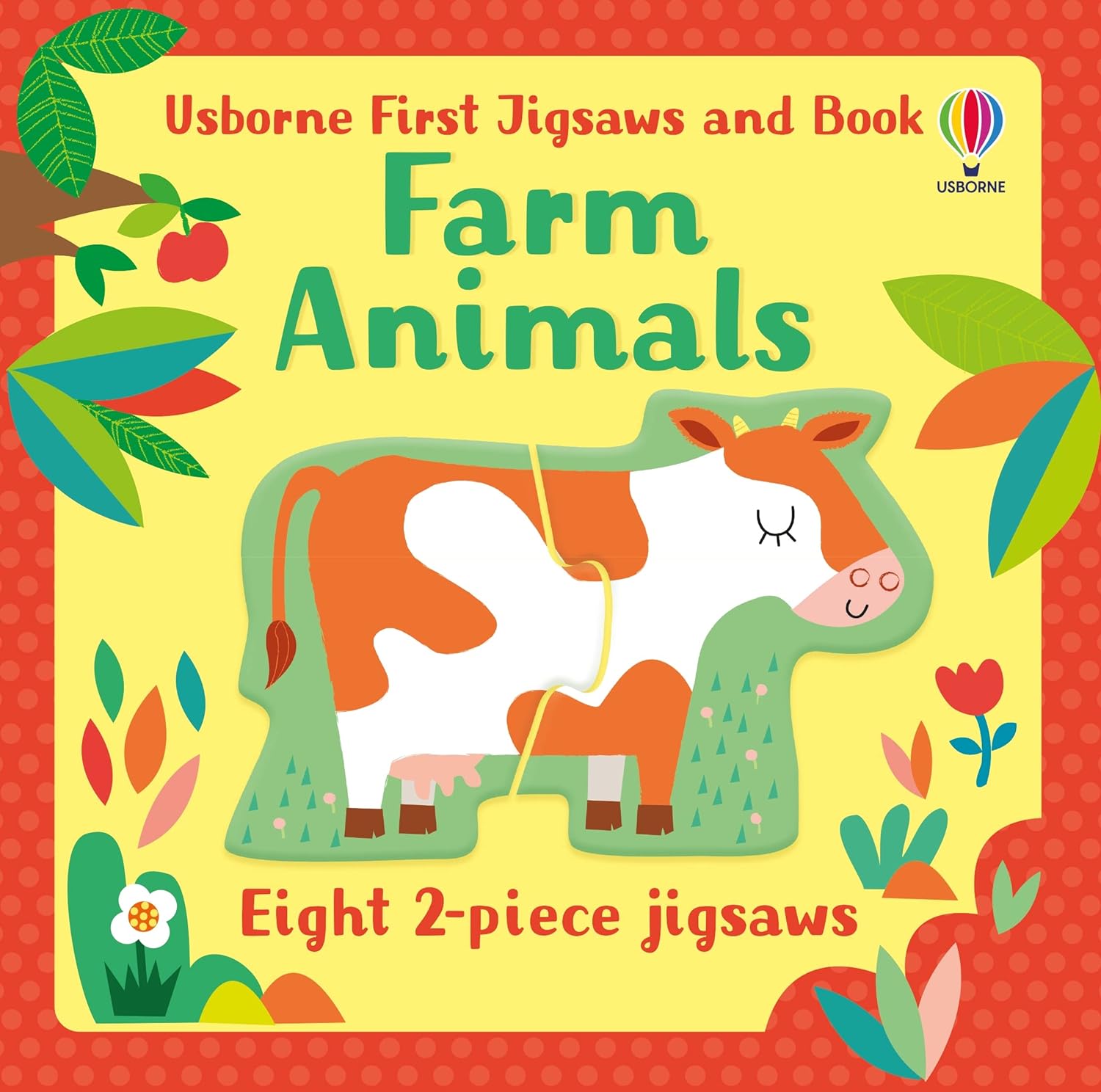 Usborne First Jigsaws and Book: Farm Animals (2 Piece)