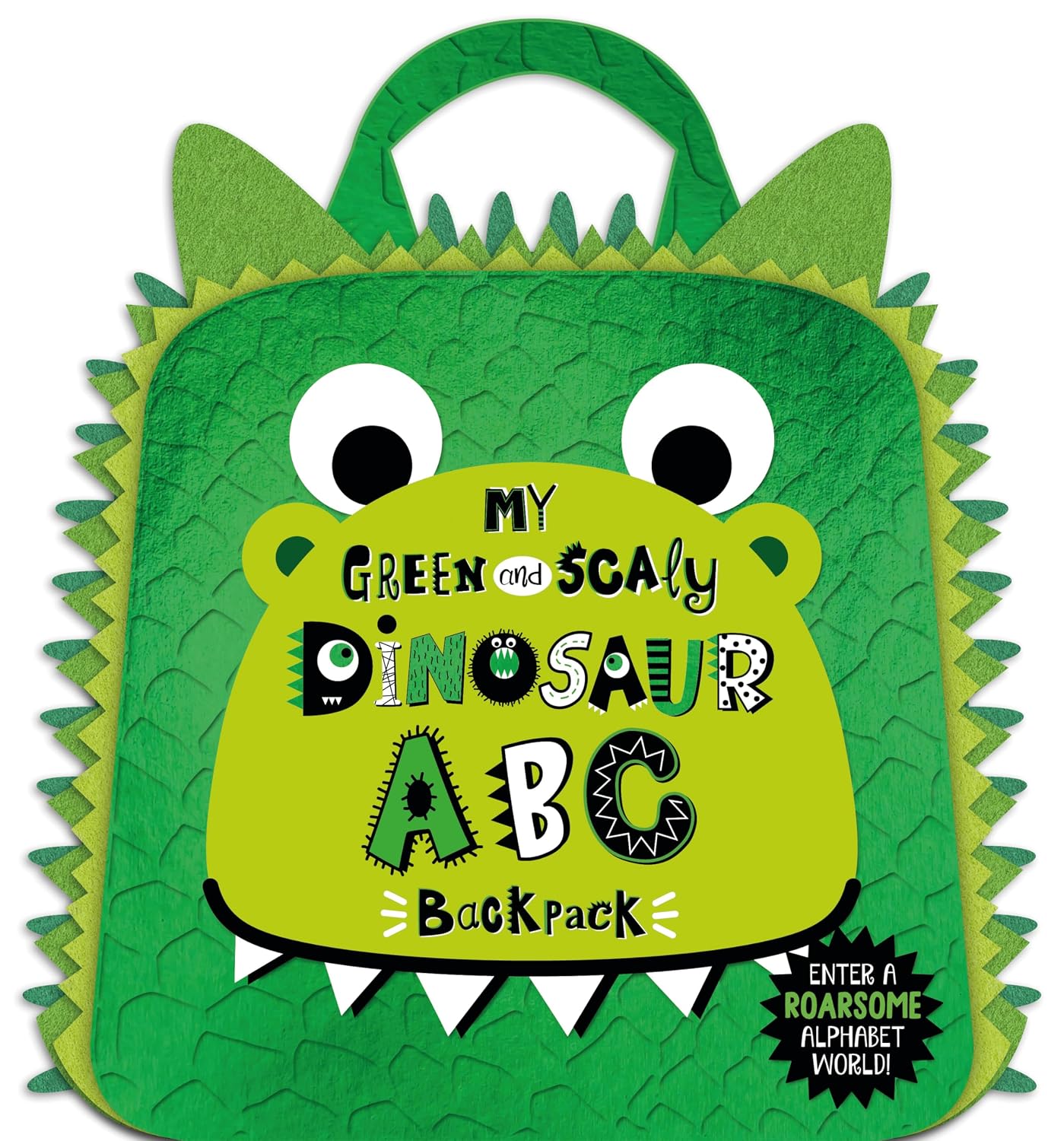 My Green And Scaly Dinosaur Abc Backpack