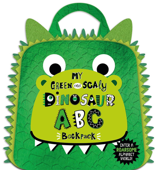 My Green And Scaly Dinosaur Abc Backpack