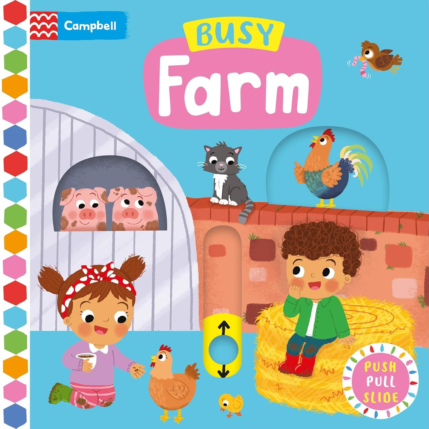 Busy Farm - Push Pull Slide