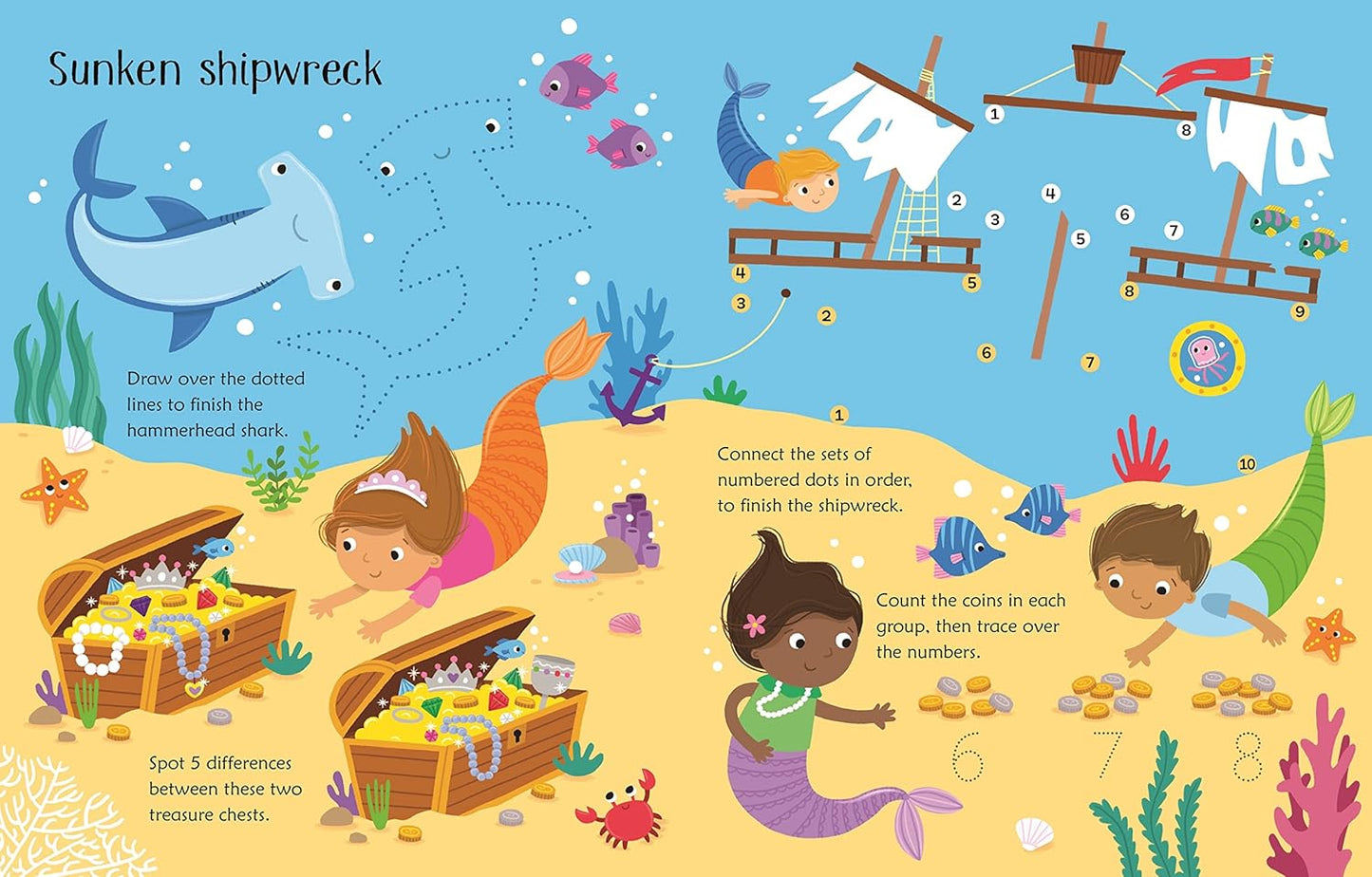 Usborne Wipe-Clean Mermaid Activities