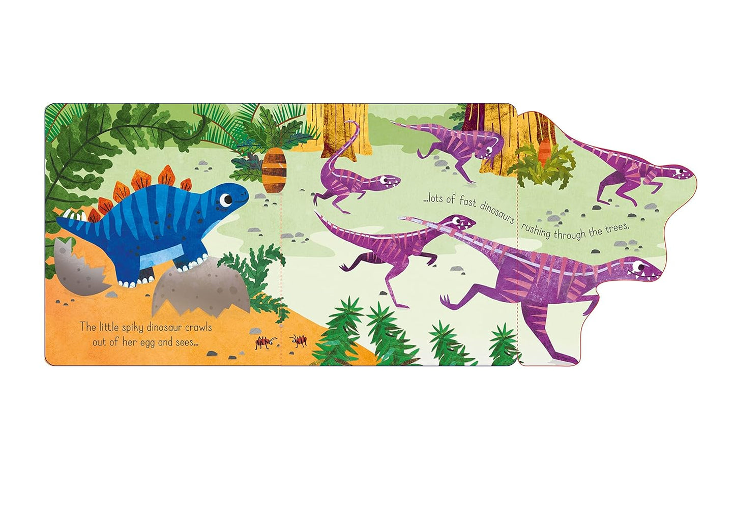 Usborne Little Lift and Look Spiky Dinosaur