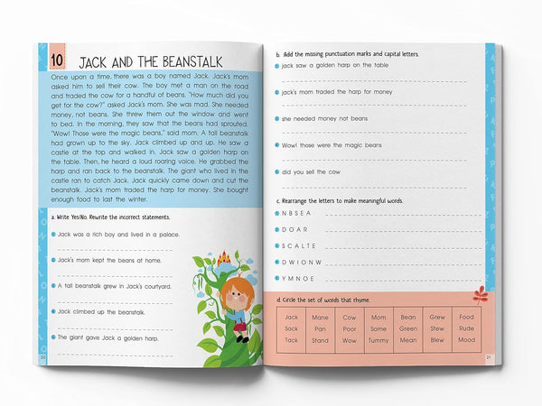 Fun Time Reading Comprehension Activity Workbook (Level 1)