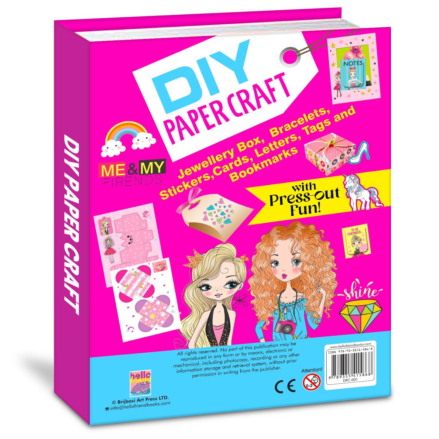 Diy Paper Craft Pressout Book