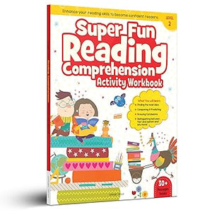 Super Fun Reading Comprehension Activity Workbook (Level 2)