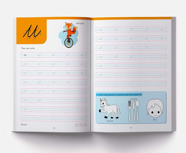 Cursive Handwriting - Small Letters: Practice Workbook For  Children