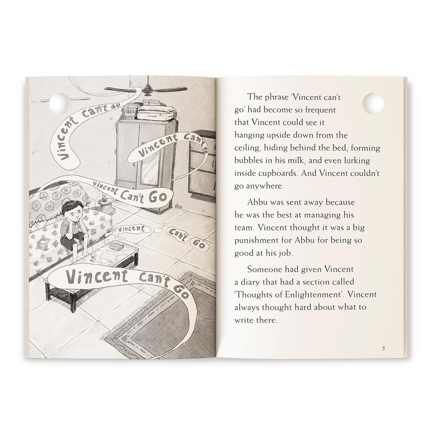 Hole Book: Vincent Can't Go - Mariyam Fatima