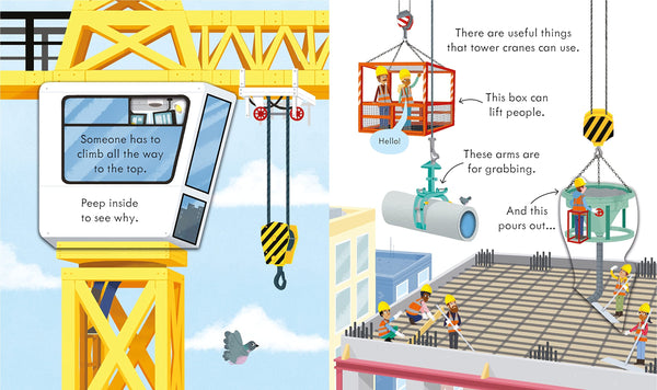 Usborne Peep Inside How a Crane Works