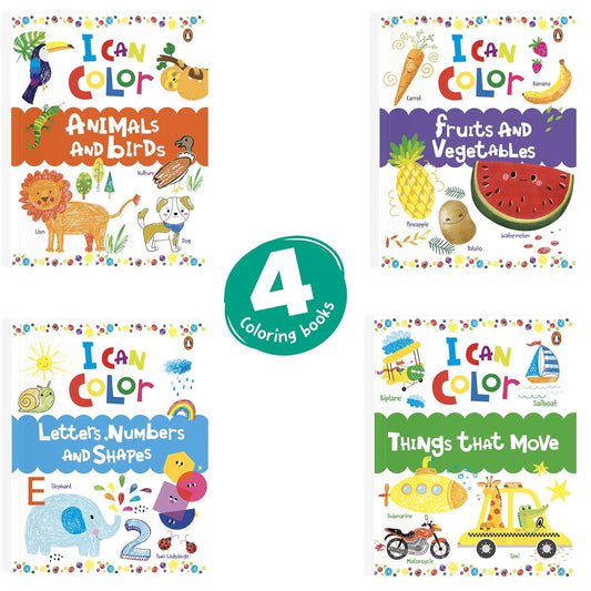 I Can Color Pack - Pack of 4 Books