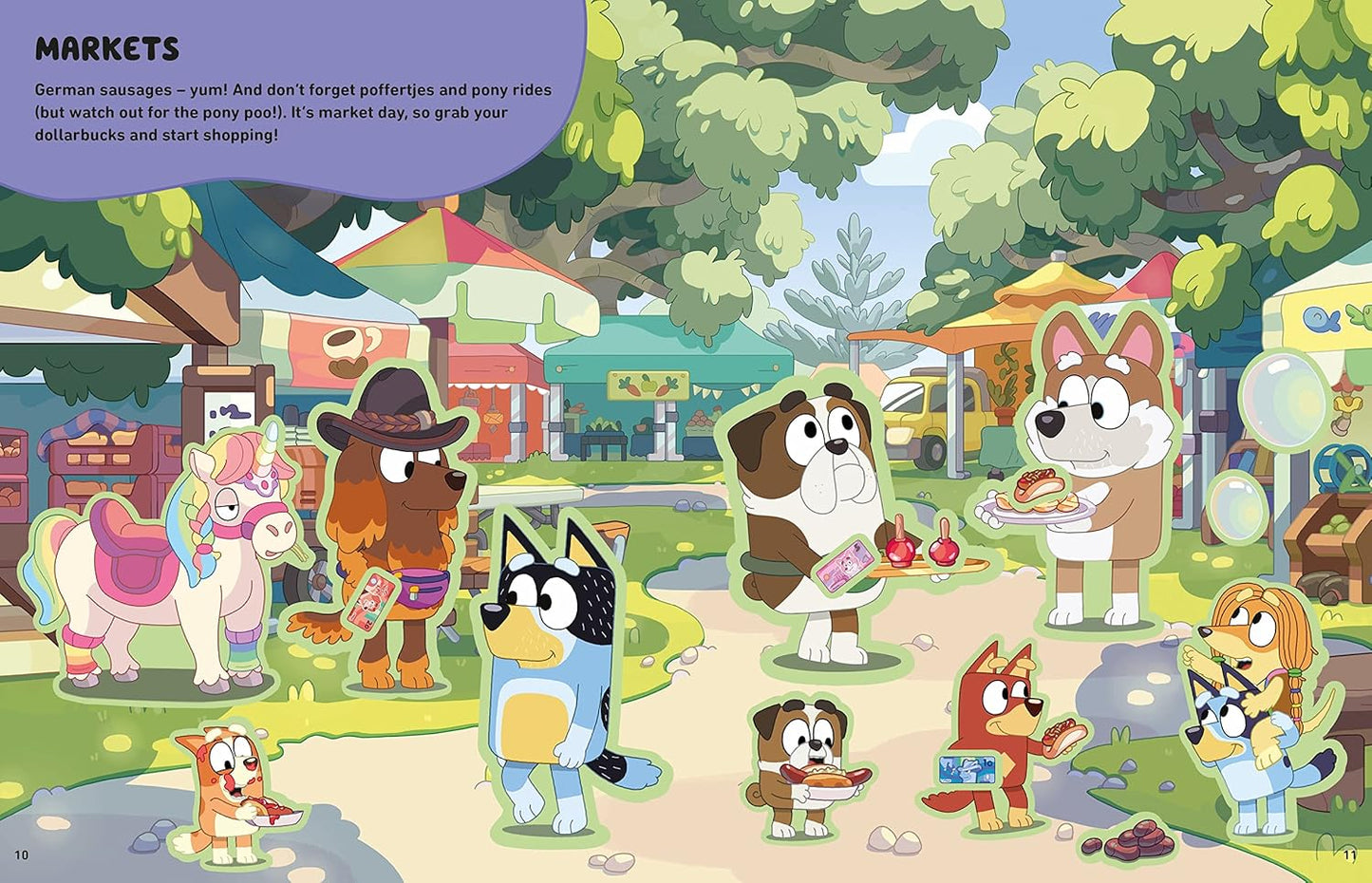 Bluey: Let's Stick! Sticker Scenes Book