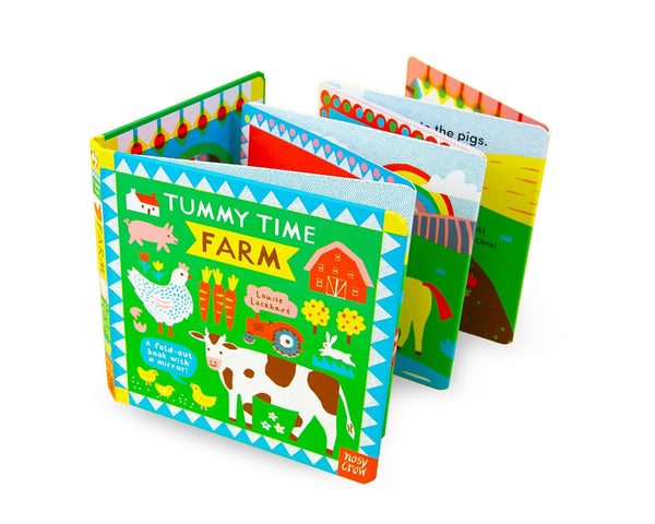 Tummy Time Farm: A Fold-Out Book With a Mirror!