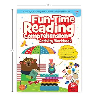 Fun Time Reading Comprehension Activity Workbook - Level 1