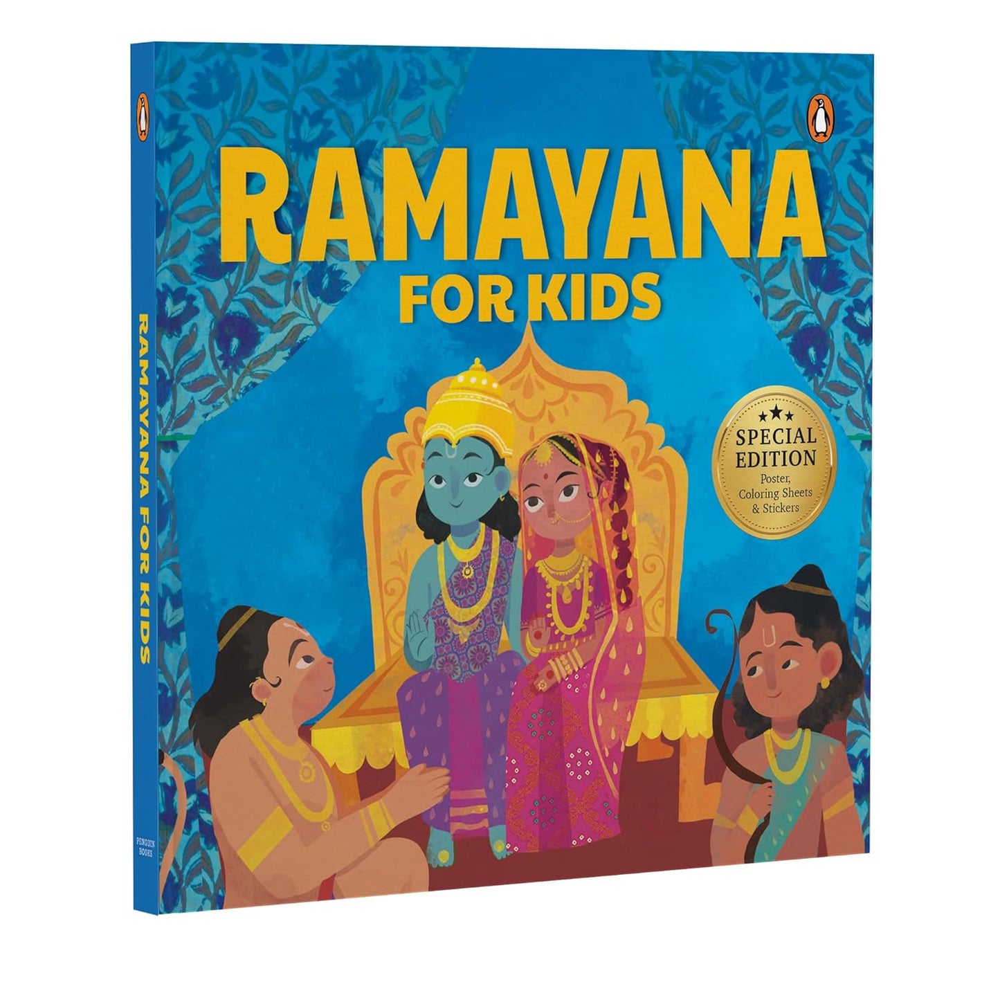 Ramayana for Kids: Special Edition Poster, Coloring Sheets & Stickers