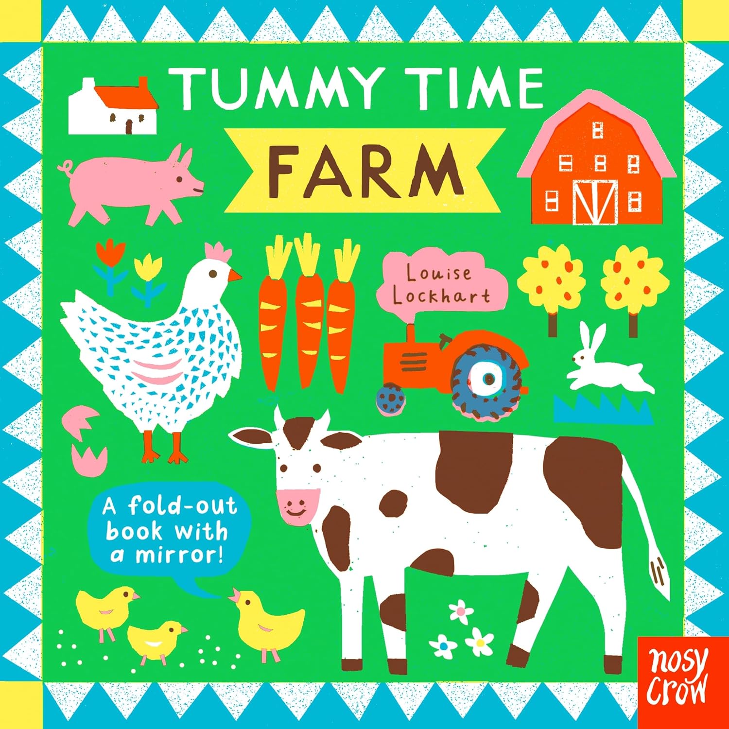 Tummy Time Farm: A Fold-Out Book With a Mirror!