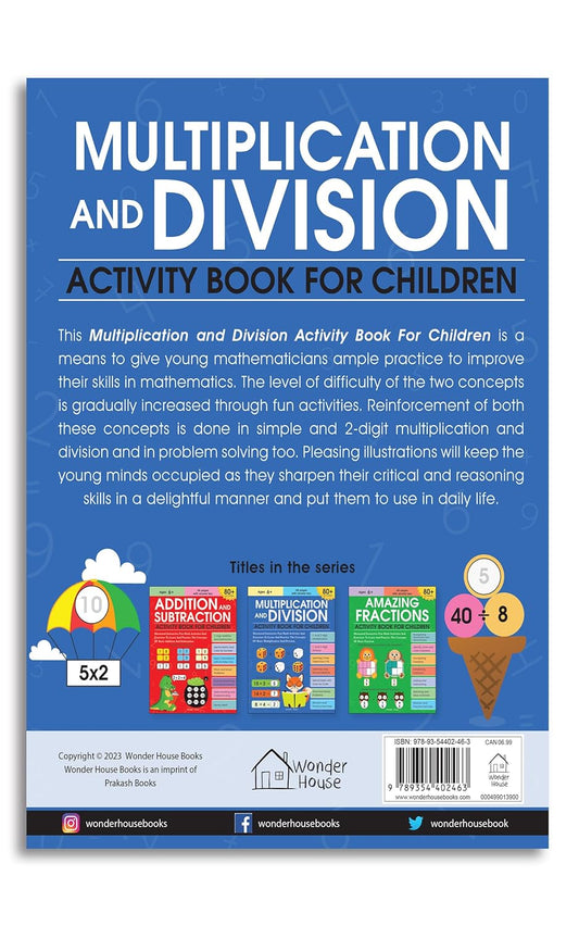 Multiplication and Division Activity Book: 80+ Activities Inside