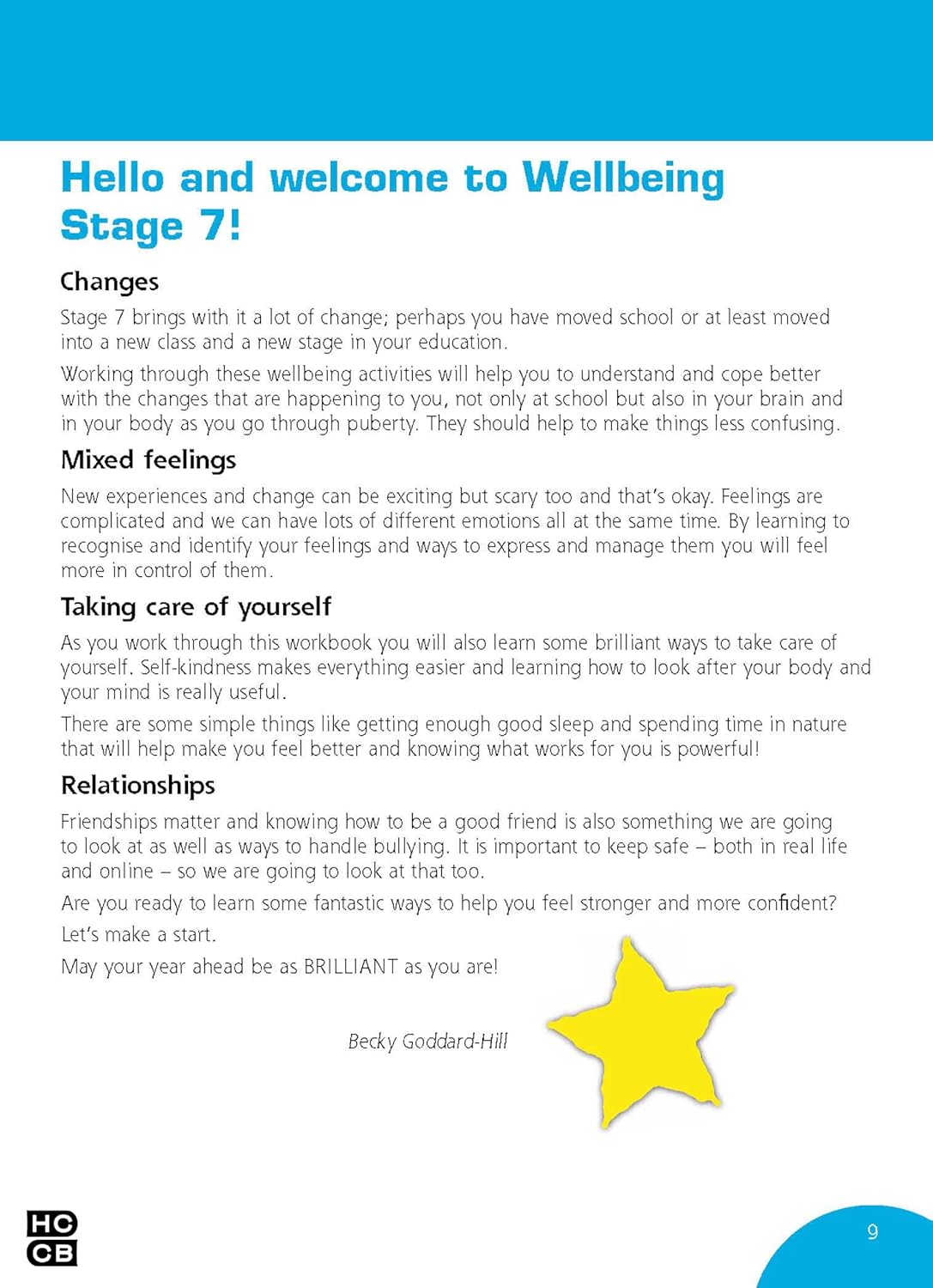 Wellbeing For Kids Book Making Kids Smarter, Happier: Book 3 ( Stages 7-9)
