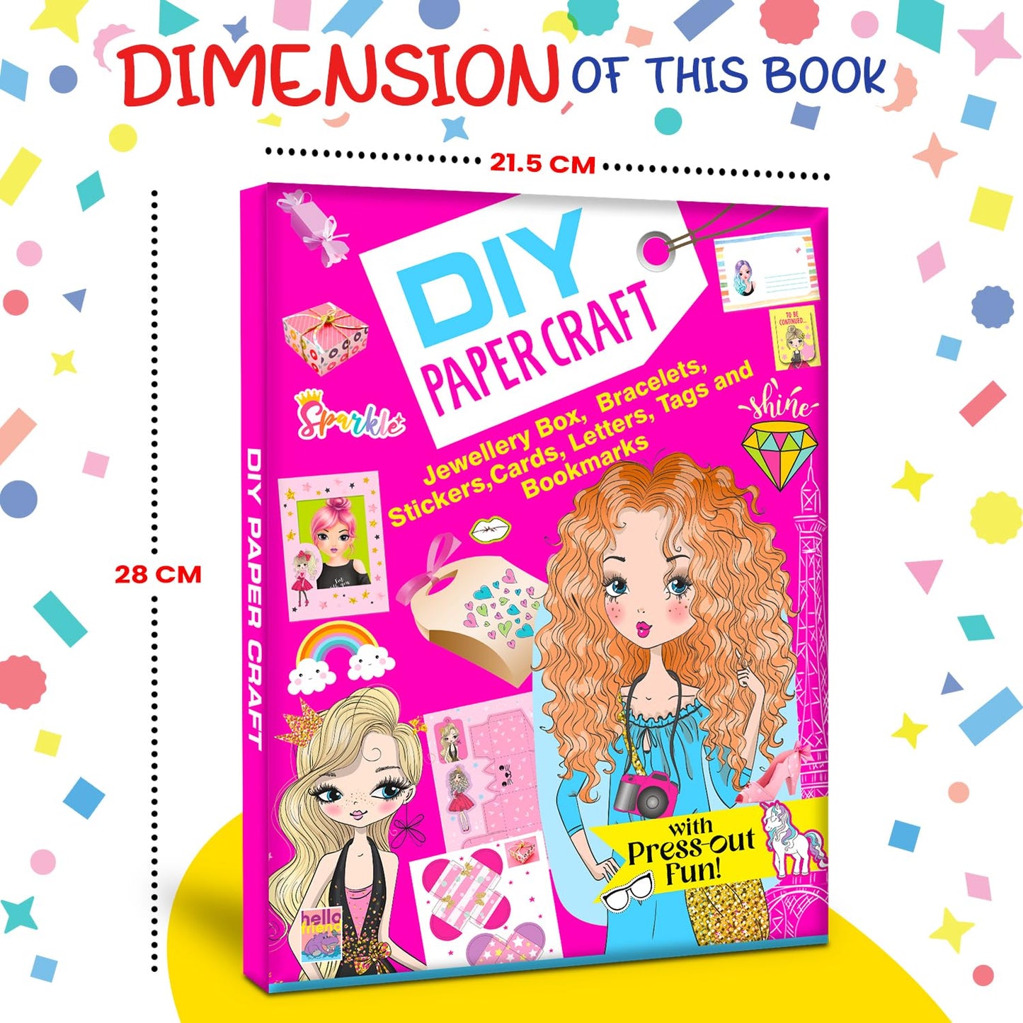 Diy Paper Craft Pressout Book