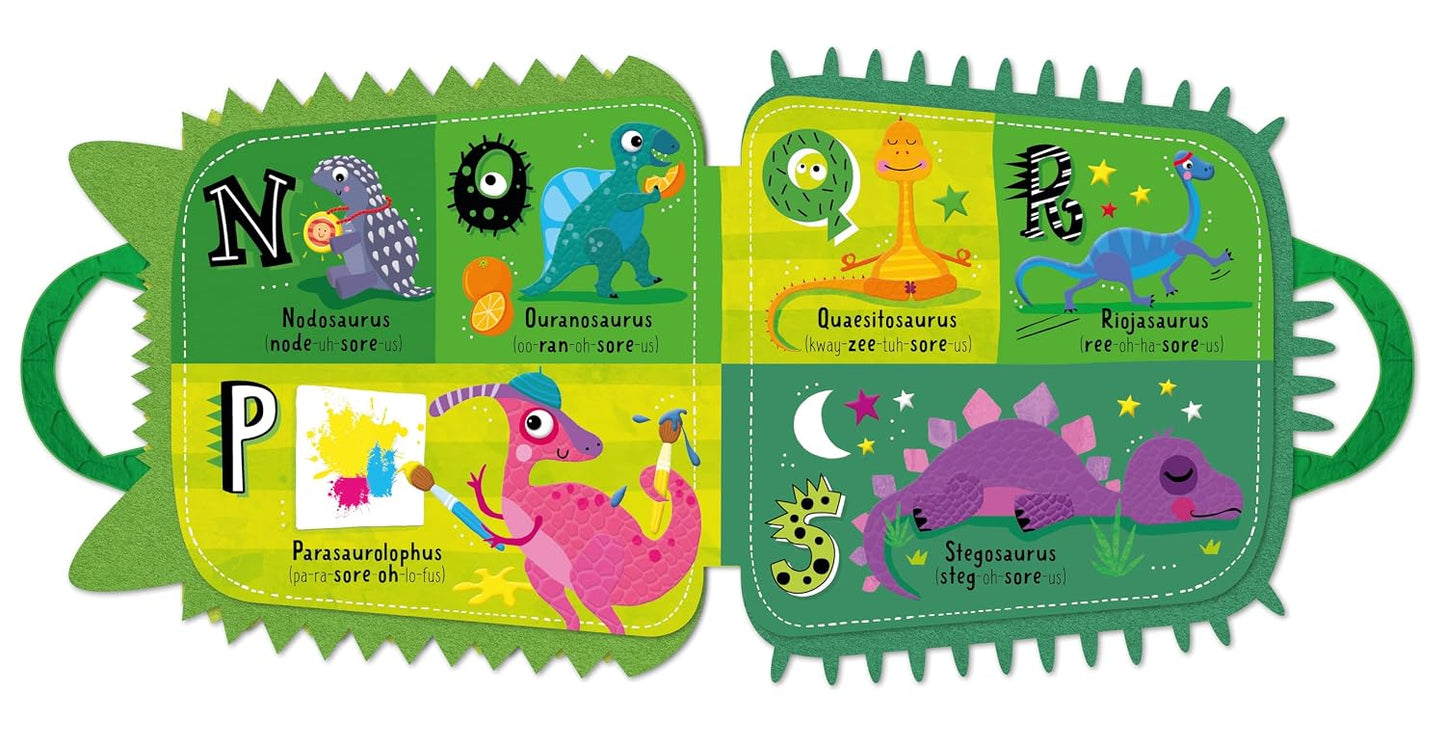My Green And Scaly Dinosaur Abc Backpack