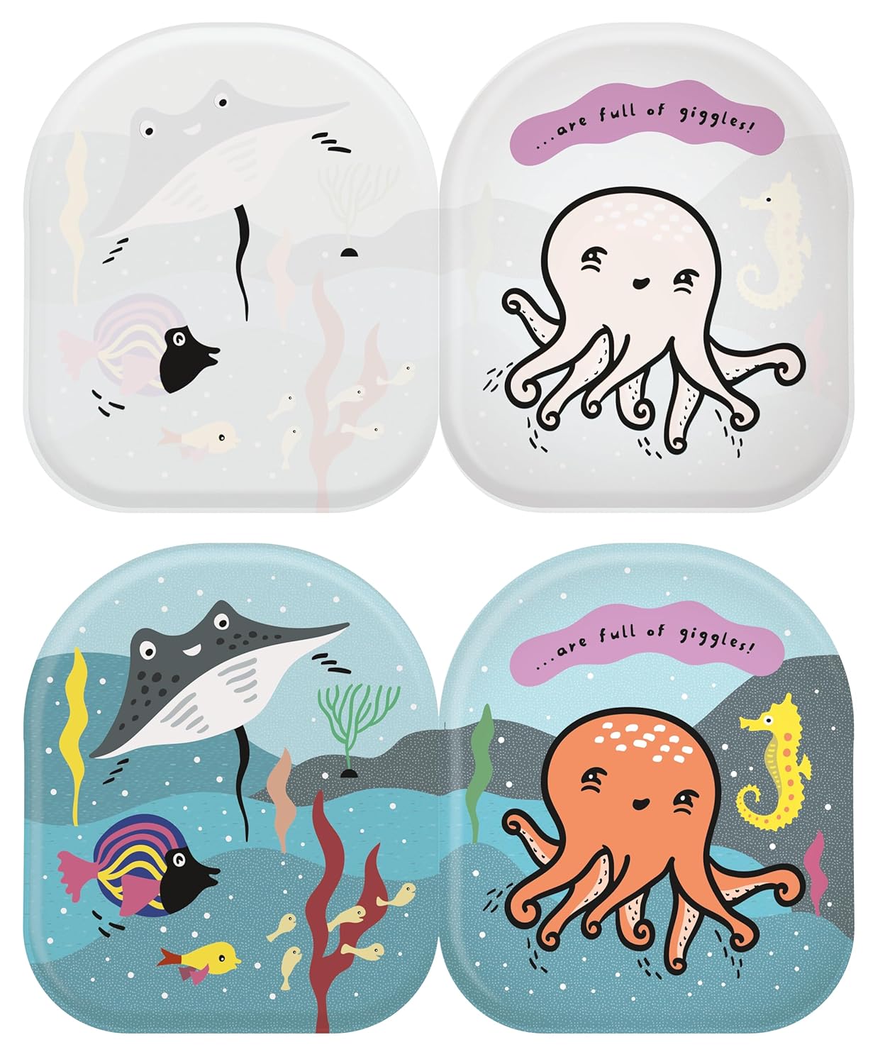 Octopus & Friends: Shaped Bath Book