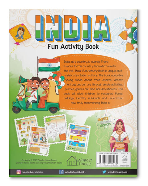 India Fun Activity Book