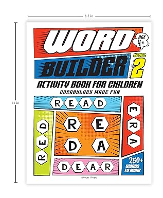 Word Builder Activity Book For Children: Level 2