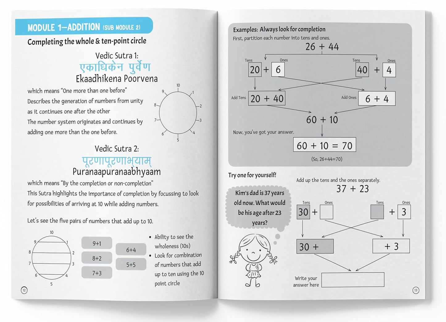 Essential Concepts of Vedic Mathematics: A Comprehensive Workbook for All Ages