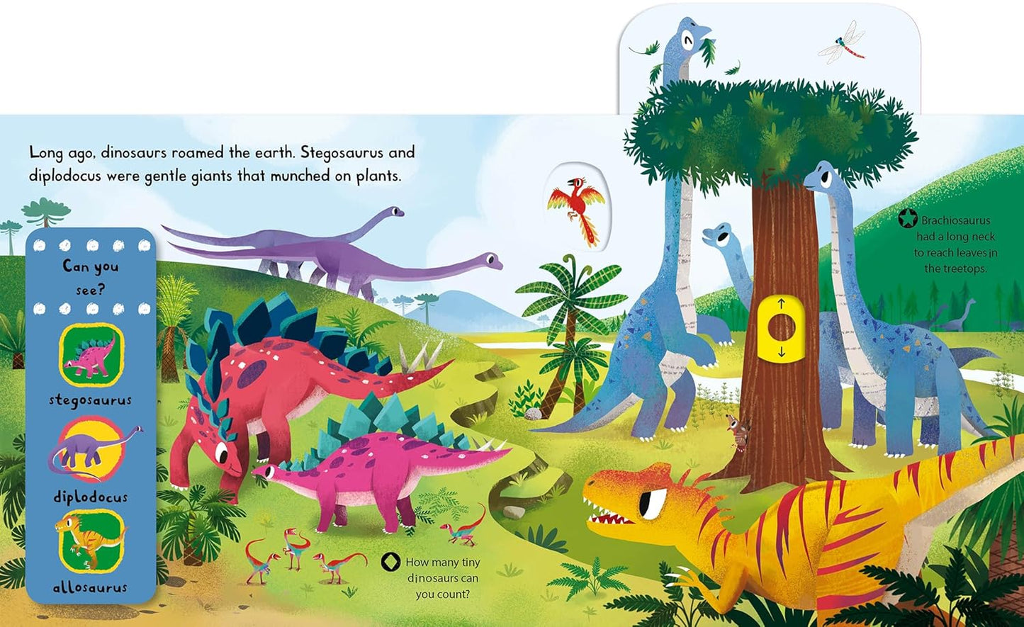 First Explorers: Dinosaurs (Push Pull Slide)