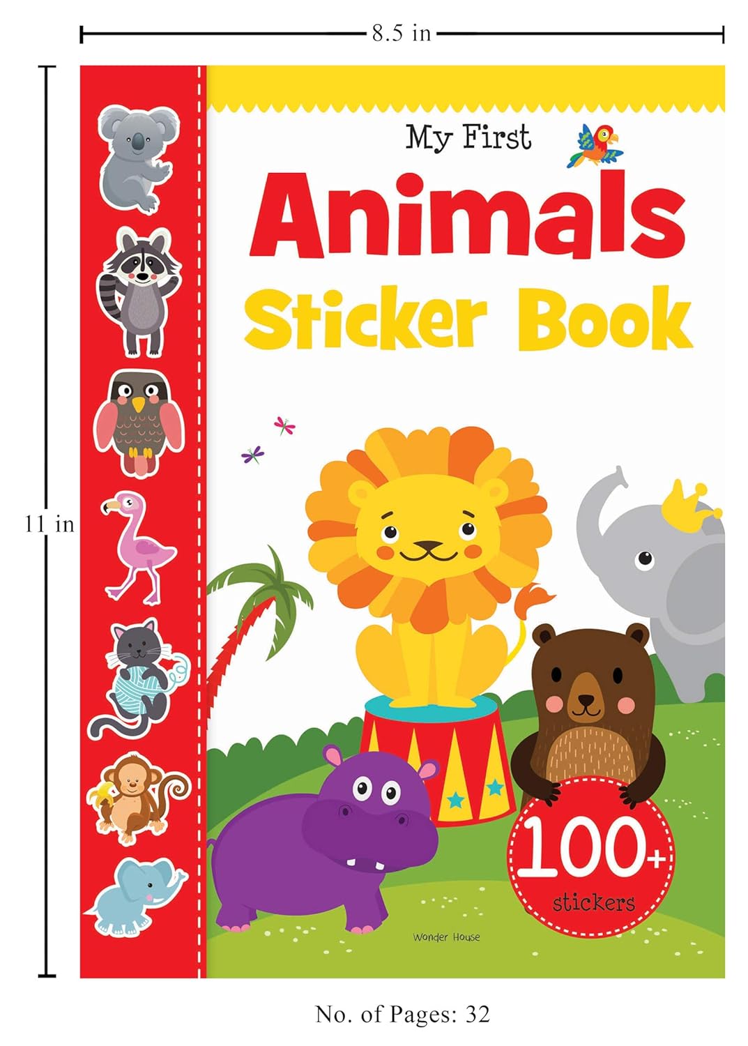 My First Animals Sticker Book
