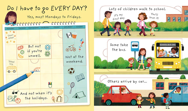 Usborne Very First Questions & Answers: Why do I have to go to school?