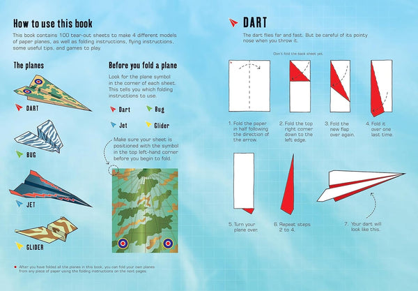 Usborne 100 Paper Planes to Fold & Fly