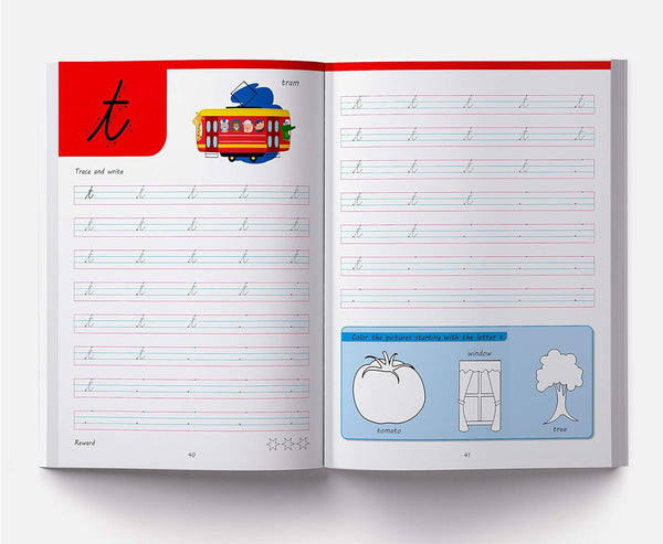 Cursive Handwriting - Small Letters: Practice Workbook For  Children