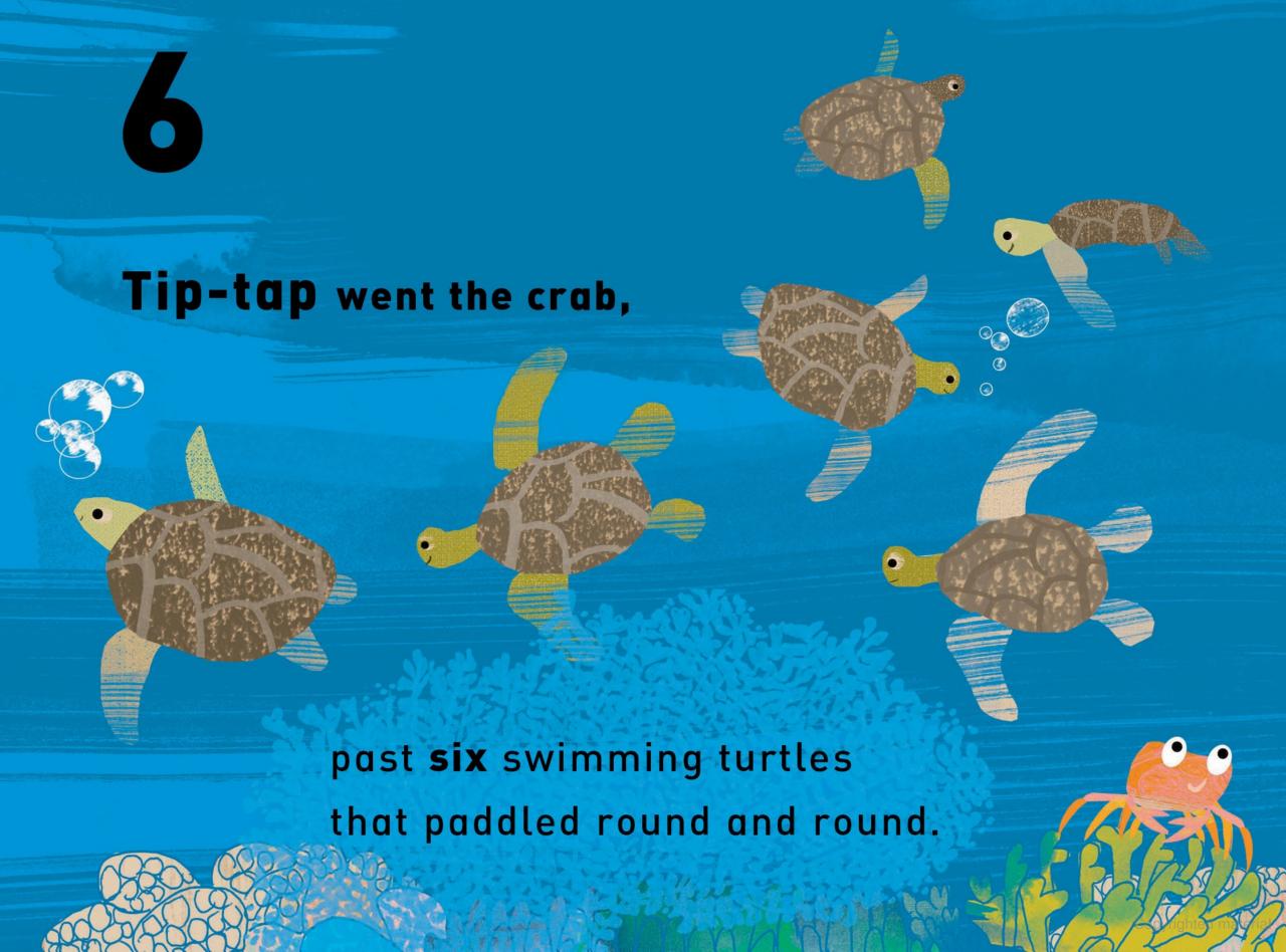 TIP TAP! Went the Crab: A First Book of Counting