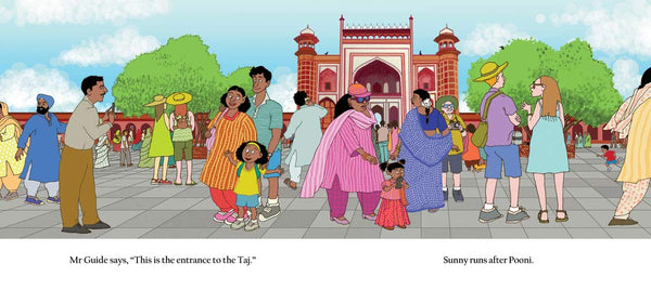 Pooni At The Taj Mahal