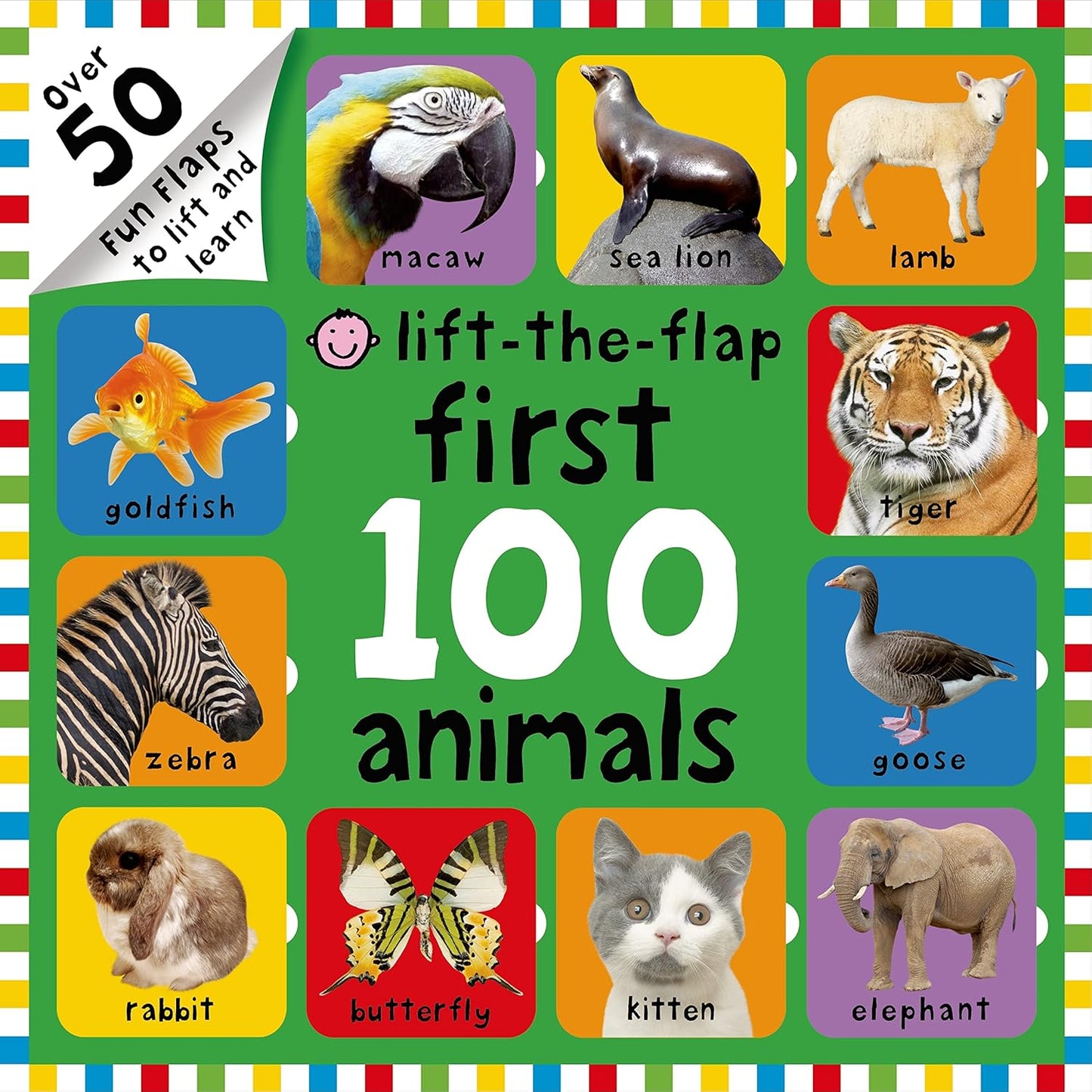Priddy Books: Lift-the-Flap First 100 Animals