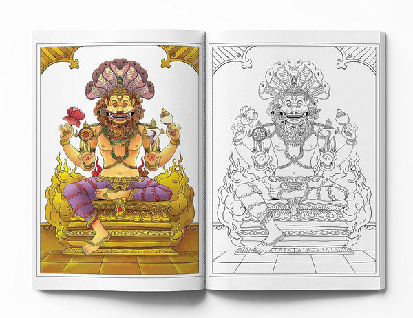 Gods & Goddesses Spiritual Coloring Book