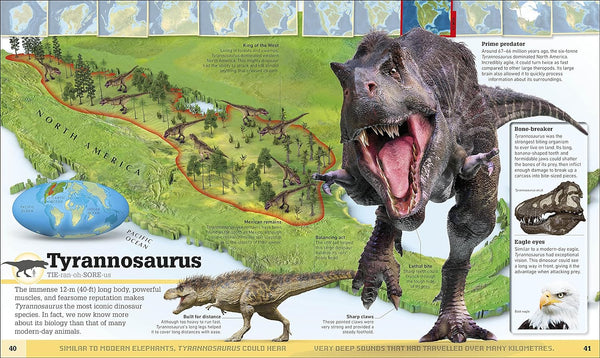 DK What's Where On Earth? Dinosaur Atlas: The Prehistoric World as You've Never Seen it Before