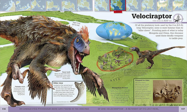DK What's Where On Earth? Dinosaur Atlas: The Prehistoric World as You've Never Seen it Before