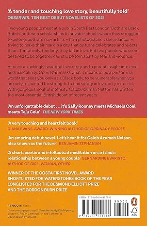 Open Water - Caleb Azumah Nelson: Winner of the Costa First Novel Award 2021