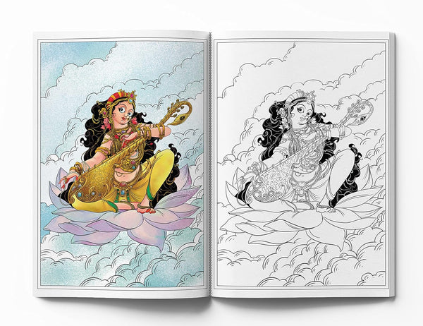 Gods & Goddesses Spiritual Coloring Book
