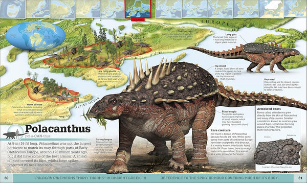 DK What's Where On Earth? Dinosaur Atlas: The Prehistoric World as You've Never Seen it Before