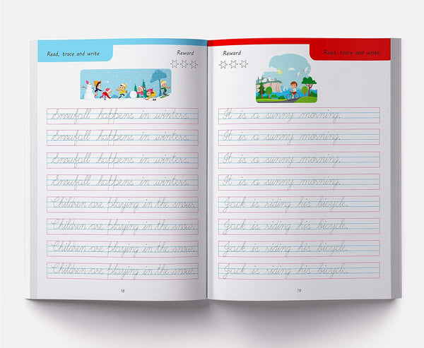 Cursive Handwriting: Sentence: Practice Workbook