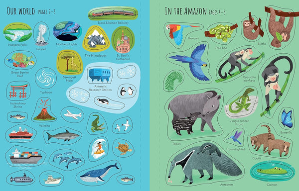 Usborne First Sticker Book Planet Earth