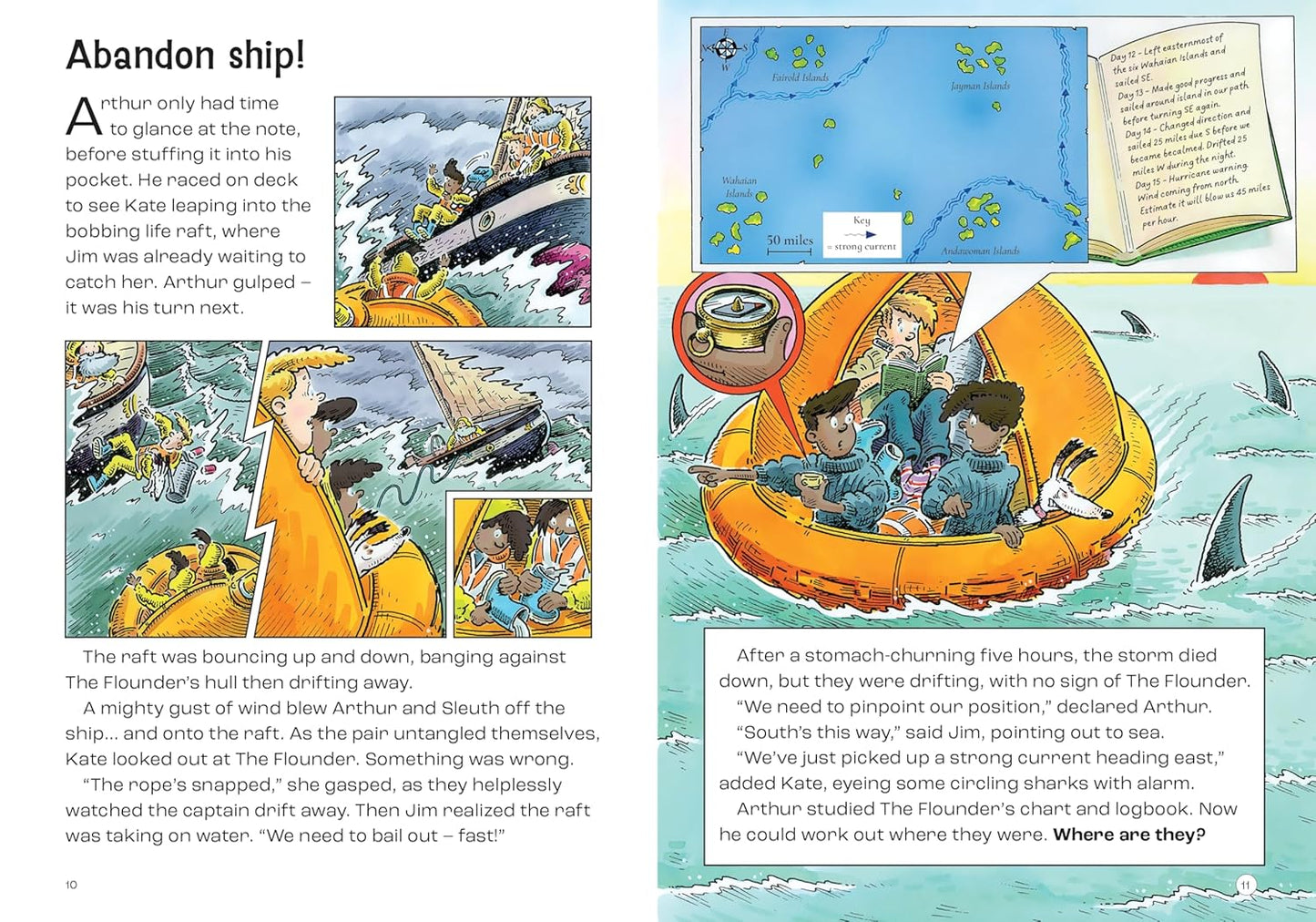 Usborne Puzzle Adventures Agent Arthur on the Stormy Seas