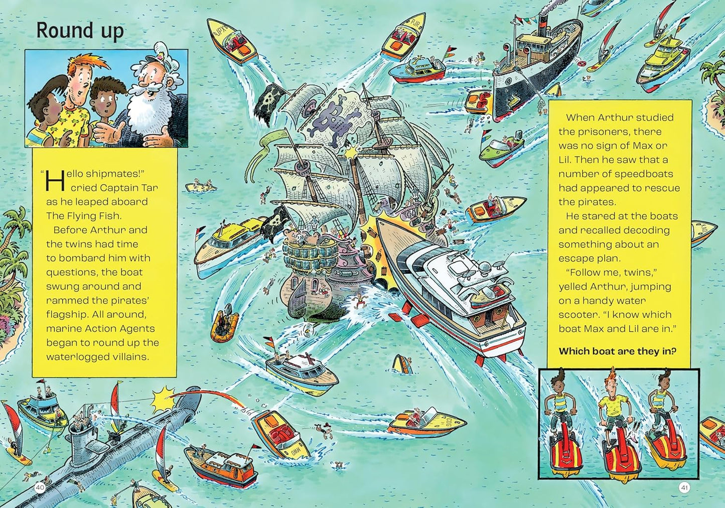Usborne Puzzle Adventures Agent Arthur on the Stormy Seas