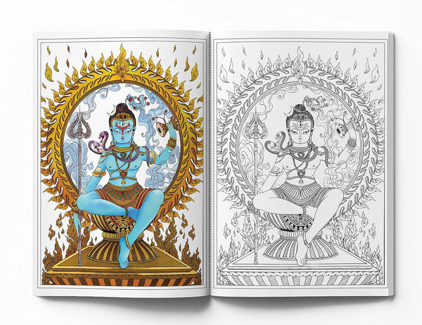 Gods & Goddesses Spiritual Coloring Book