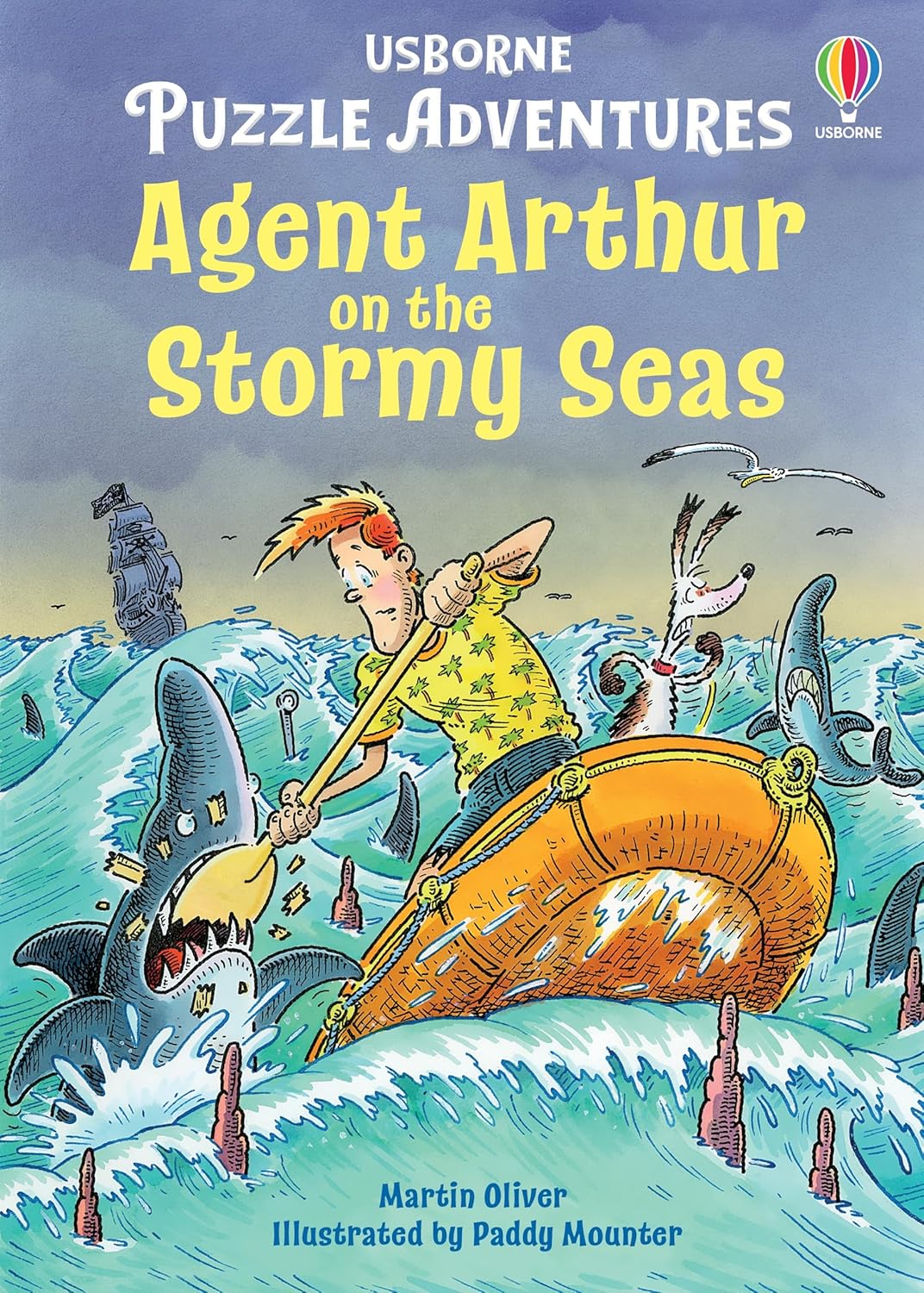 Usborne Puzzle Adventures Agent Arthur on the Stormy Seas