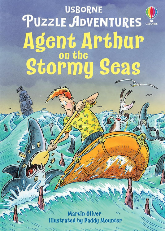 Usborne Puzzle Adventures Agent Arthur on the Stormy Seas