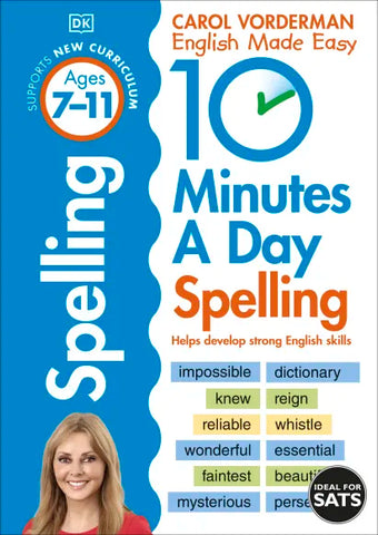 DK 10 Minutes A Day Spelling - (Ages 7-11)