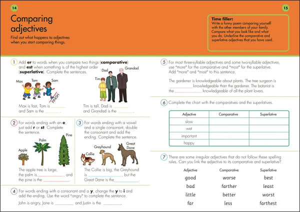 DK 10 Minutes A Day Spelling - (Ages 7-11)