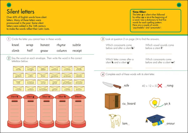DK 10 Minutes A Day Spelling - (Ages 7-11)